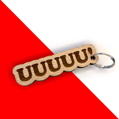 Afbeelding van Sleutelhanger 'UUUUU' | Noest